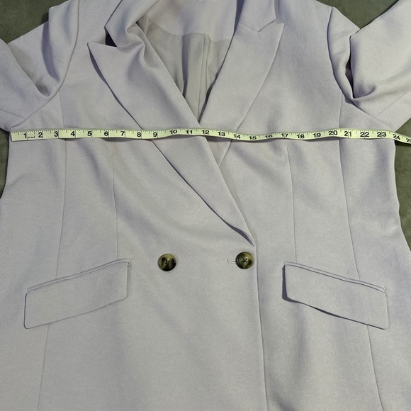 Addition Elle Size 20 Suit Jacket Blazer Pants Purple Lilac Plus-Size Pennington - Picture 10 of 16